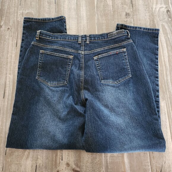 Gloria Vanderbilt Womens Jeans Size 16 Straight-Leg Classic Fit Stretch Denim - Picture 8 of 9